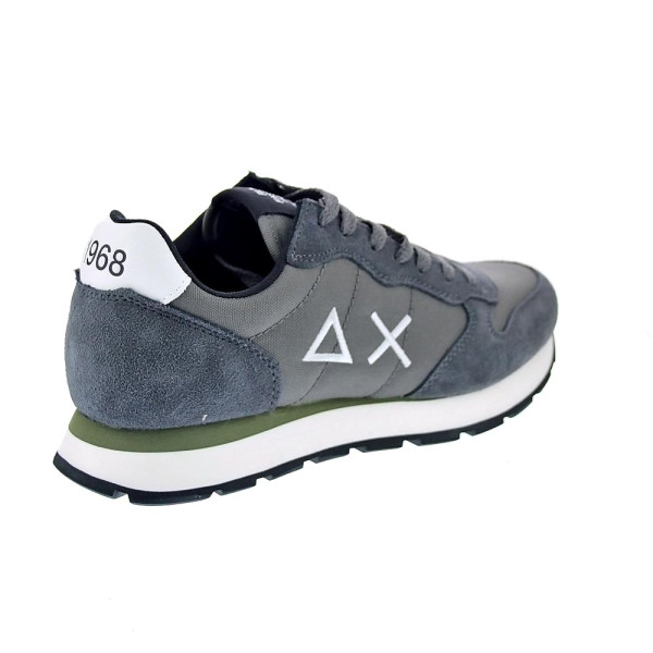 Zapatillas Sun68 AX zapatos Hombre modelo Tom Solid Gris Cordón