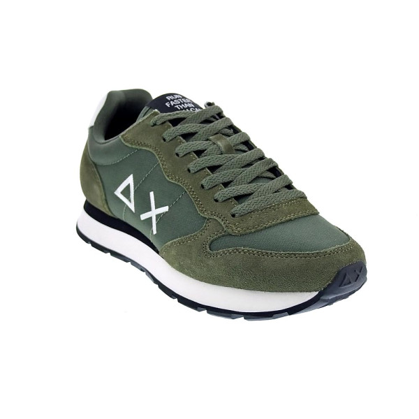 Zapatillas Sun68 AX zapatos Hombre modelo Tom Solid Verde Cordón