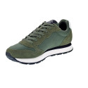 Zapatillas Sun68 AX zapatos Hombre modelo Tom Solid Verde Cordón