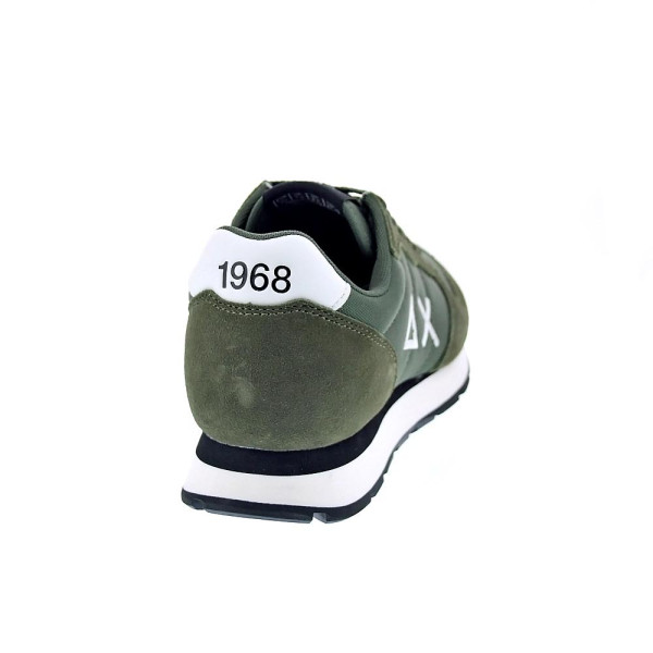 Zapatillas Sun68 AX zapatos Hombre modelo Tom Solid Verde Cordón