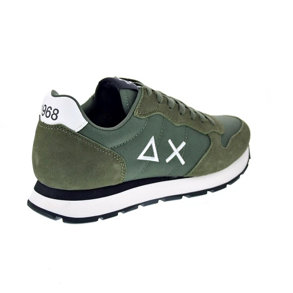 Zapatillas Sun68 AX zapatos Hombre modelo Tom Solid Verde Cordón