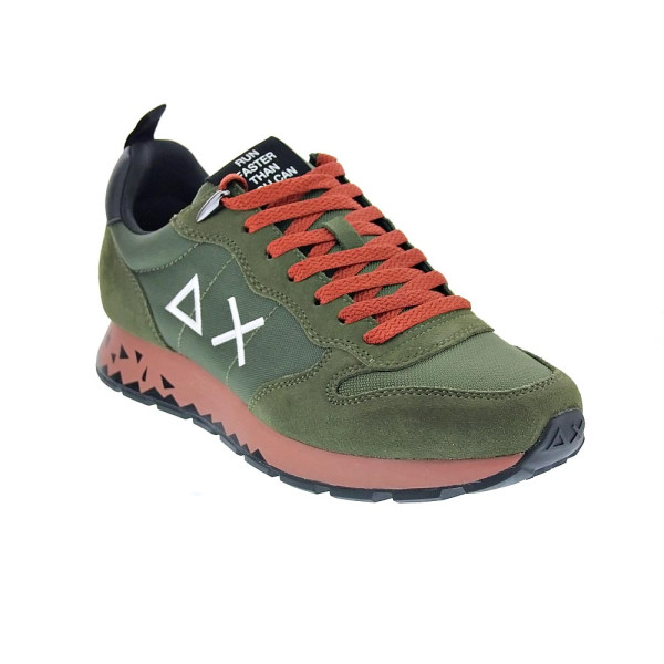 Zapatillas Sun68 AX zapatos Hombre modelo Tom Snake Verde Cordón