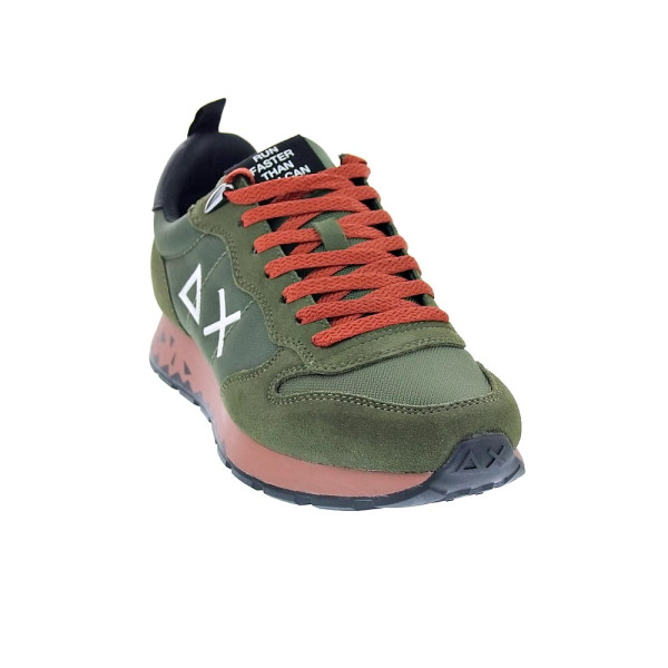Zapatillas Sun68 AX zapatos Hombre modelo Tom Snake Verde Cordón