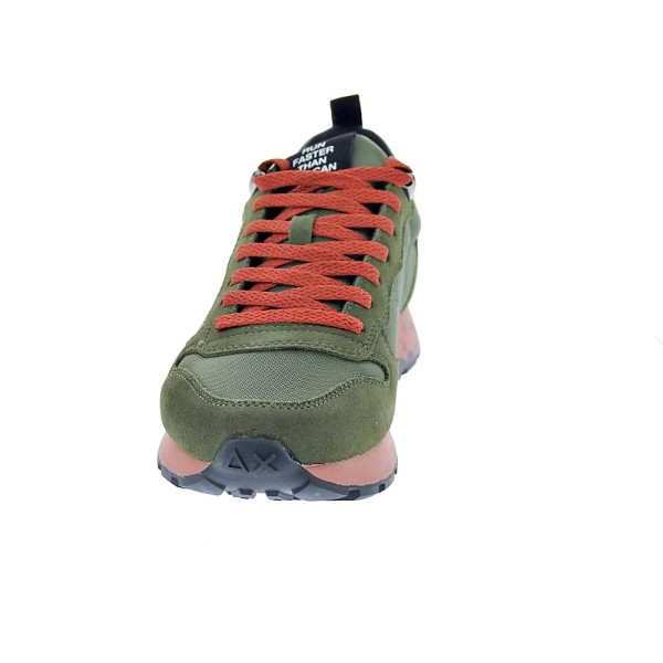 Zapatillas Sun68 AX zapatos Hombre modelo Tom Snake Verde Cordón