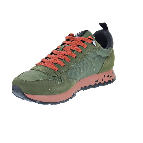 Zapatillas Sun68 AX zapatos Hombre modelo Tom Snake Verde Cordón