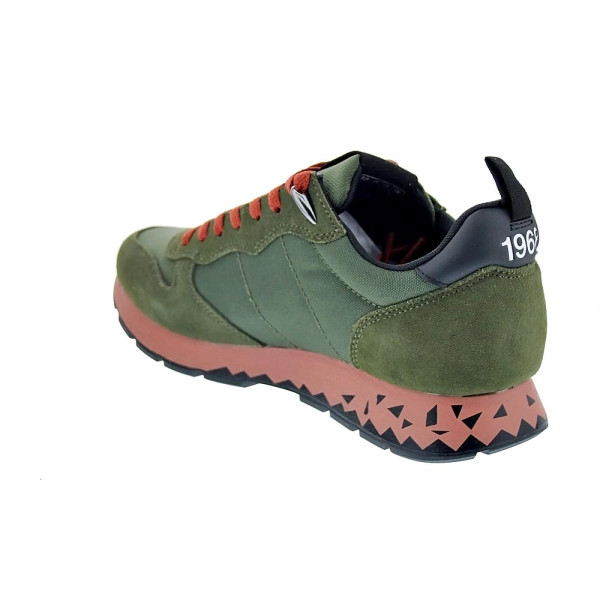 Zapatillas Sun68 AX zapatos Hombre modelo Tom Snake Verde Cordón