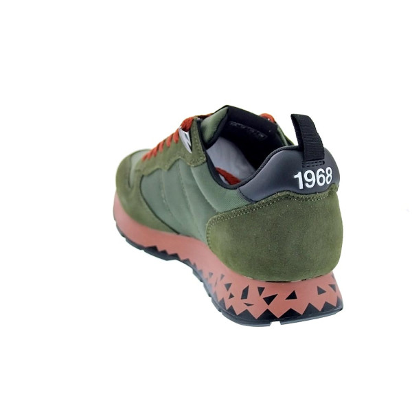 Zapatillas Sun68 AX zapatos Hombre modelo Tom Snake Verde Cordón