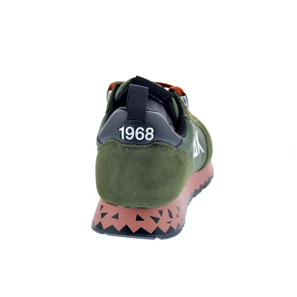 Zapatillas Sun68 AX zapatos Hombre modelo Tom Snake Verde Cordón