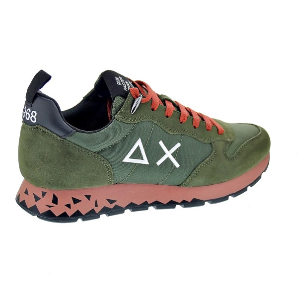 Zapatillas Sun68 AX zapatos Hombre modelo Tom Snake Verde Cordón