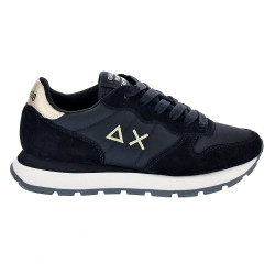 Zapatillas Sun68 AX zapatos Mujer modelo Ally Gold Silver Negro Cordón