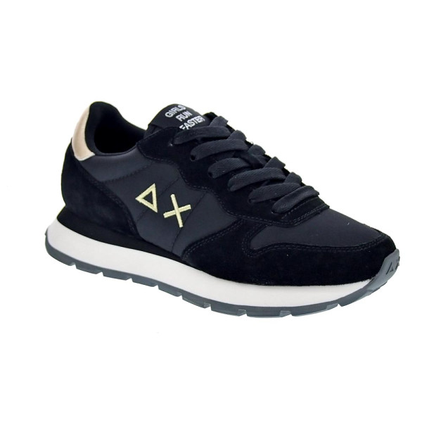 Zapatillas Sun68 AX zapatos Mujer modelo Ally Gold Silver Negro Cordón