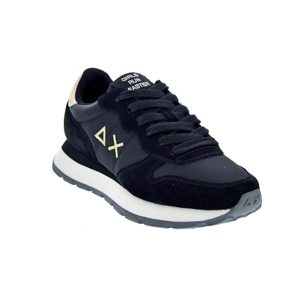 Zapatillas Sun68 AX zapatos Mujer modelo Ally Gold Silver Negro Cordón