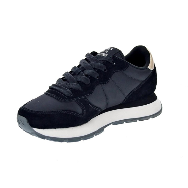 Zapatillas Sun68 AX zapatos Mujer modelo Ally Gold Silver Negro Cordón