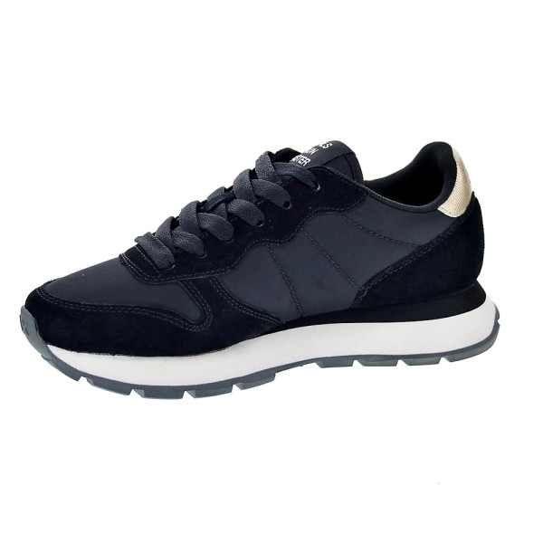 Zapatillas Sun68 AX zapatos Mujer modelo Ally Gold Silver Negro Cordón