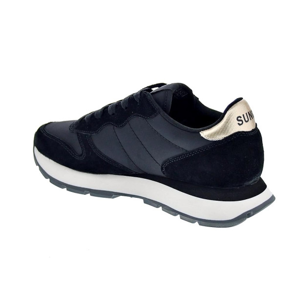 Zapatillas Sun68 AX zapatos Mujer modelo Ally Gold Silver Negro Cordón