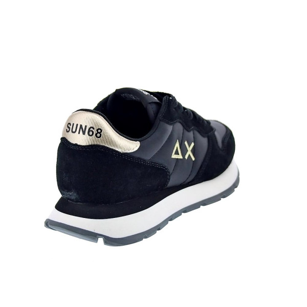 Zapatillas Sun68 AX zapatos Mujer modelo Ally Gold Silver Negro Cordón