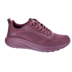 Zapatillas Skechers zapatos Mujer modelo Bobs Squad Chaos Violeta Cordón 2