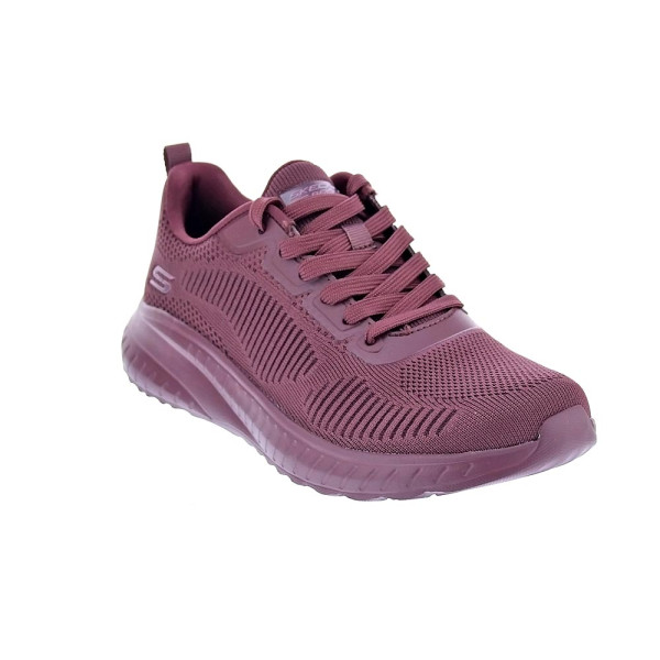 Zapatillas Skechers zapatos Mujer modelo Bobs Squad Chaos Violeta Cordón