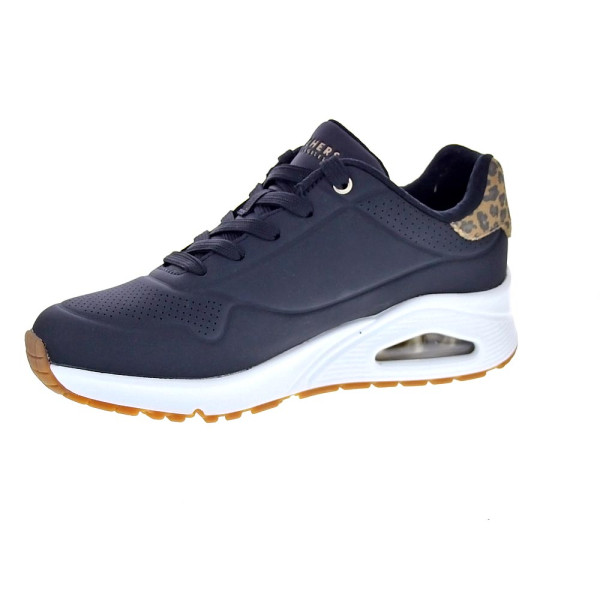 Zapatillas Skechers zapatos Mujer modelo Uno Jungle Nite Negro Cordón