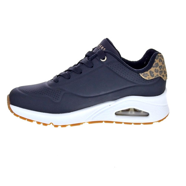 Zapatillas Skechers zapatos Mujer modelo Uno Jungle Nite Negro Cordón