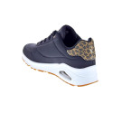 Zapatillas Skechers zapatos Mujer modelo Uno Jungle Nite Negro Cordón