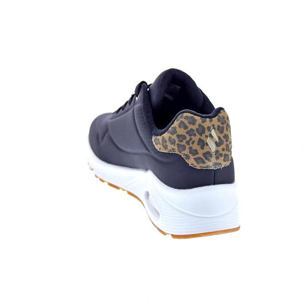 Zapatillas Skechers zapatos Mujer modelo Uno Jungle Nite Negro Cordón