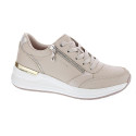 Zapatillas Skechers zapatos Mujer modelo Billion 2 High End Beige Cordón