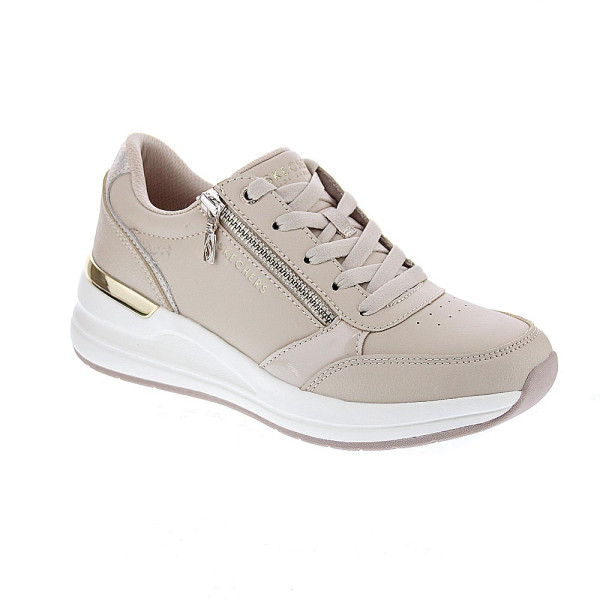Zapatillas Skechers zapatos Mujer modelo Billion 2 High End Beige Cordón
