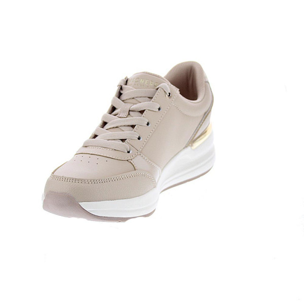 Zapatillas Skechers zapatos Mujer modelo Billion 2 High End Beige Cordón