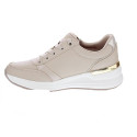 Zapatillas Skechers zapatos Mujer modelo Billion 2 High End Beige Cordón