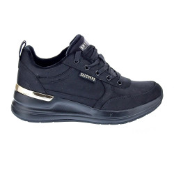 Zapatillas Skechers zapatos Mujer modelo Billion 2 Prissy N Plush Negro Cordón
