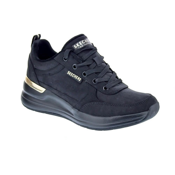 Zapatillas Skechers zapatos Mujer modelo Billion 2 Prissy N Plush Negro Cordón