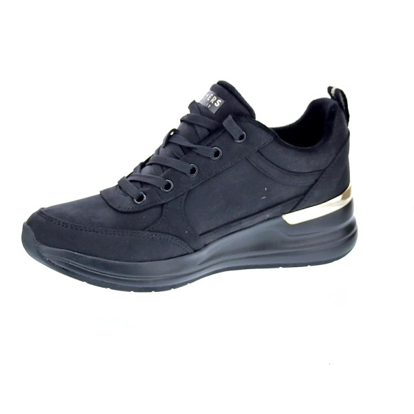 Zapatillas Skechers zapatos Mujer modelo Billion 2 Prissy N Plush Negro Cordón