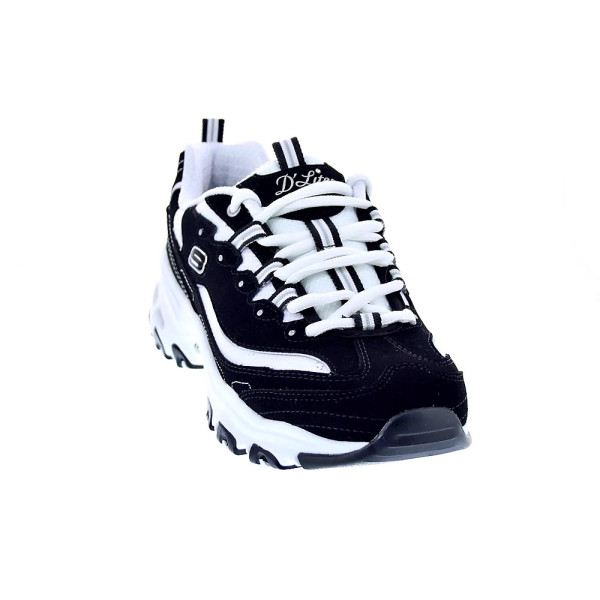 Zapatillas Skechers zapatos Mujer modelo D'Lites Biggest Fan Negro Cordón