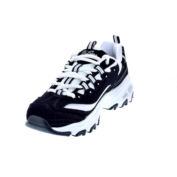 Zapatillas Skechers zapatos Mujer modelo D'Lites Biggest Fan Negro Cordón
