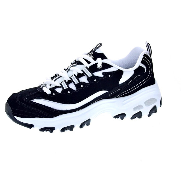 Zapatillas Skechers zapatos Mujer modelo D'Lites Biggest Fan Negro Cordón