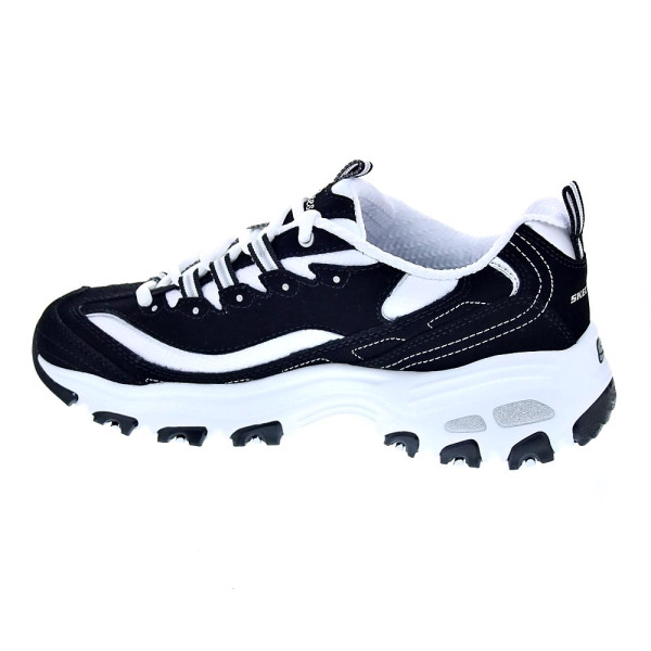 Zapatillas Skechers zapatos Mujer modelo D'Lites Biggest Fan Negro Cordón
