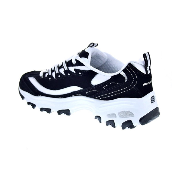 Zapatillas Skechers zapatos Mujer modelo D'Lites Biggest Fan Negro Cordón