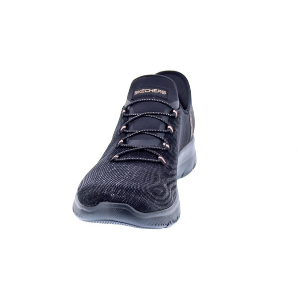 Zapatillas Skechers zapatos Mujer modelo Slipins Summits Classy Night Negro Elástico