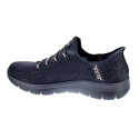 Zapatillas Skechers zapatos Mujer modelo Slipins Summits Classy Night Negro Elástico