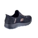 Zapatillas Skechers zapatos Mujer modelo Slipins Summits Classy Night Negro Elástico