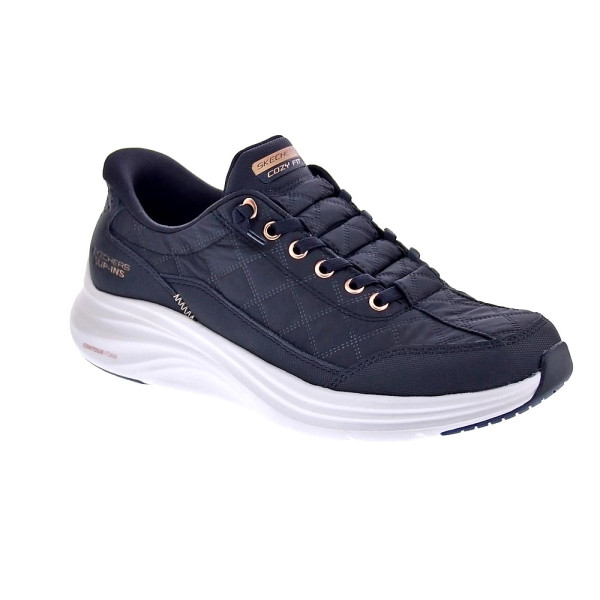 Zapatillas Skechers zapatos Mujer modelo Slip-ins Contour Foam Negro Elástico