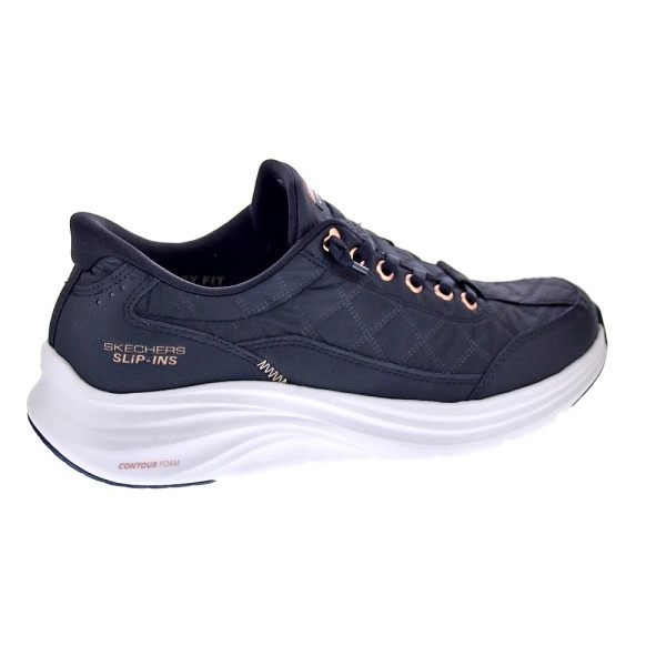 Zapatillas Skechers zapatos Mujer modelo Slip-ins Contour Foam Negro Elástico