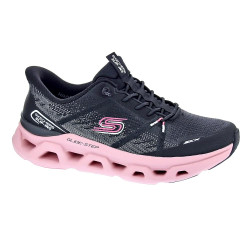 Zapatillas Skechers zapatos Mujer modelo Slipins Glide Step Negro Elástico 2