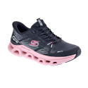 Zapatillas Skechers zapatos Mujer modelo Slipins Glide Step Negro Elástico