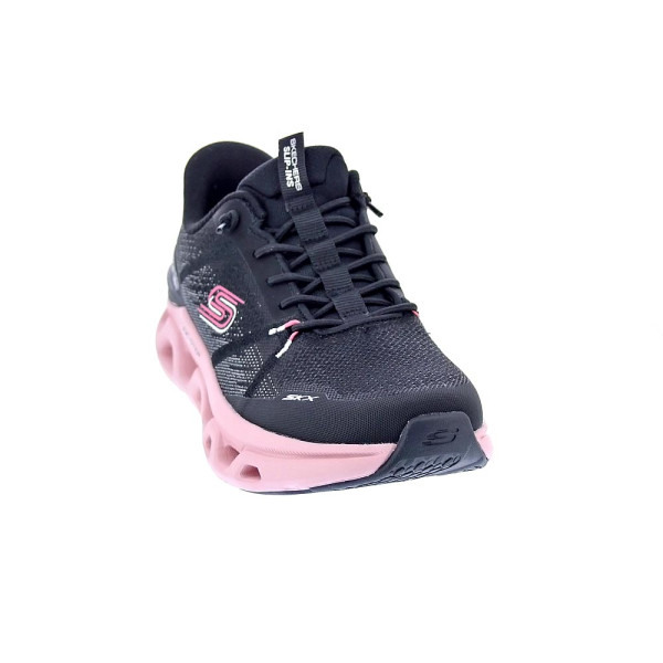 Zapatillas Skechers zapatos Mujer modelo Slipins Glide Step Negro Elástico