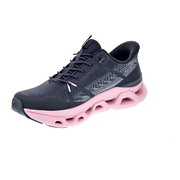 Zapatillas Skechers zapatos Mujer modelo Slipins Glide Step Negro Elástico