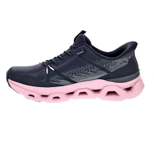 Zapatillas Skechers zapatos Mujer modelo Slipins Glide Step Negro Elástico