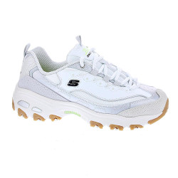 Zapatillas Skechers zapatos Mujer modelo D'Lites Dazzling Shine Blanco Cordón 2