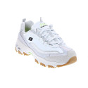 Zapatillas Skechers zapatos Mujer modelo D'Lites Dazzling Shine Blanco Cordón